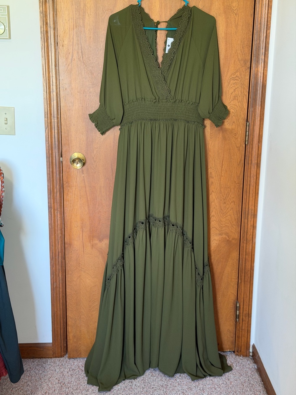 Olive Green Maxi Dress